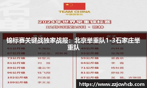 锦标赛关键战独家战报：北京举重队1-3石家庄举重队